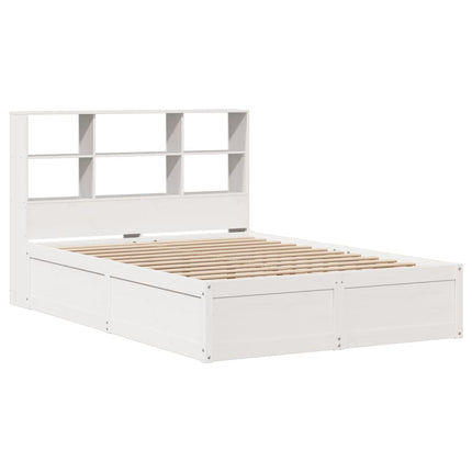 Giroletto senza Materasso Bianco 140x200 cm Legno Massello Pino