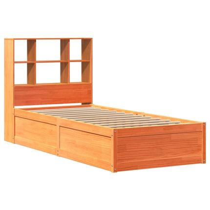 Giroletto senza Materasso Marrone Cera 90x200 cm Massello Pino