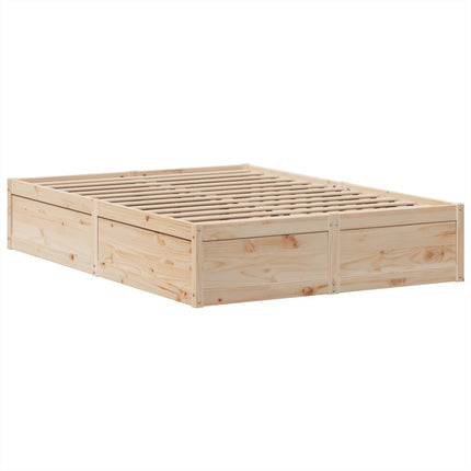 Giroletto senza Materasso 150x200 cm in Legno Massello di Pino