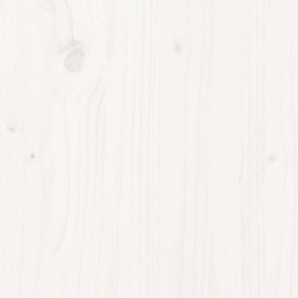 Giroletto senza Materasso Bianco 120x200 cm Legno Massello Pino