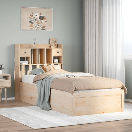 Letto senza Materasso 90x190 cm in Legno Massello di Pino