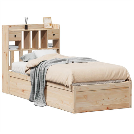 Giroletto senza Materasso 75x190 cm in Legno Massello di Pino