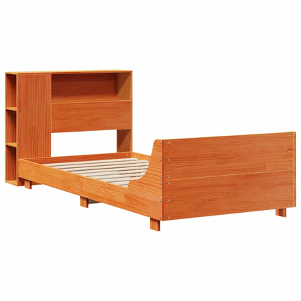 Giroletto senza Materasso Marrone Cera 100x200 cm Legno di Pino