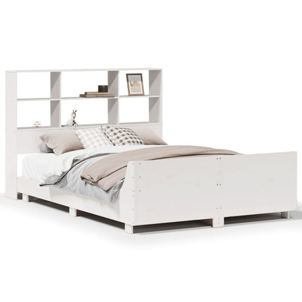 Giroletto senza Materasso Bianco 150x200 cm Legno Massello Pino