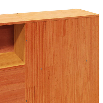 Giroletto senza Materasso Marrone Cera 200x200 cm Legno di Pino