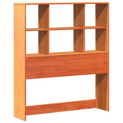 Letto Libreria senza Materasso Marrone Cera 75x190 cm Legno
