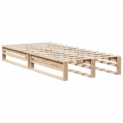 Letto Libreria senza Materasso 100x200 cm in Legno di Pino