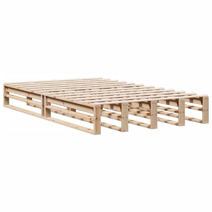 Letto Libreria senza Materasso 120x200cm Legno Massello di Pino