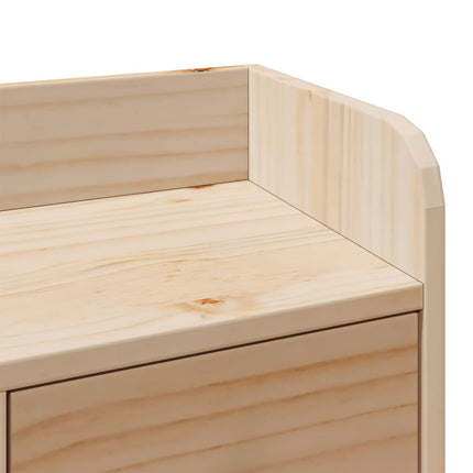Letto Libreria senza Materasso 140x200 cm in Legno di Pino