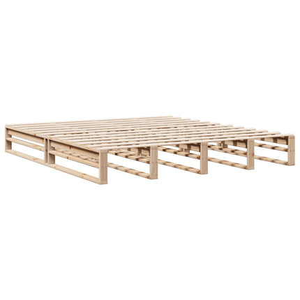 Letto Libreria senza Materasso 180x200 cm in Legno di Pino