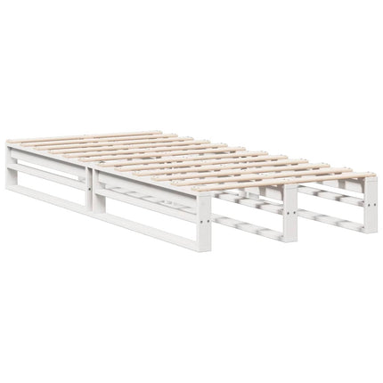 Letto con Libreria senza Materasso 75x190 cm in Legno Pino