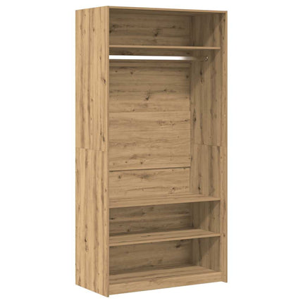 Armadio Rovere Artigianale 100x50x200 cm in Legno Multistrato