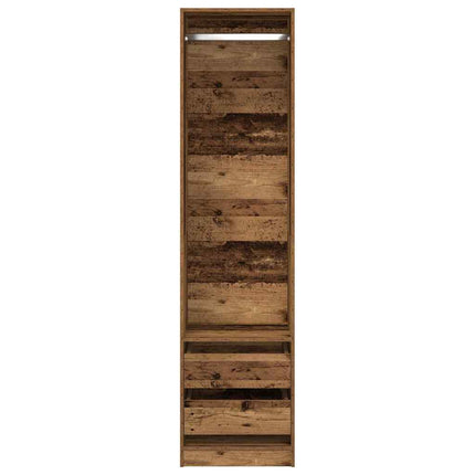 Armadio Legno Antico 50x50x200 cm in Legno Multistrato