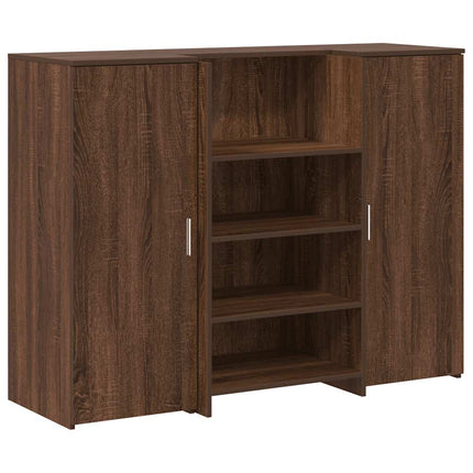 Banco Reception Rovere Marrone 135x50x103,5cm Legno Multistrato