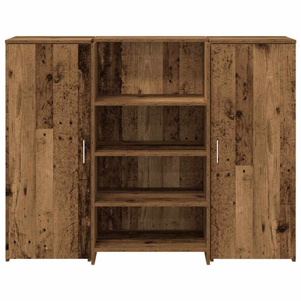 Banco Reception Legno Vecchio 135x50x103,5 cm Legno Multistrato
