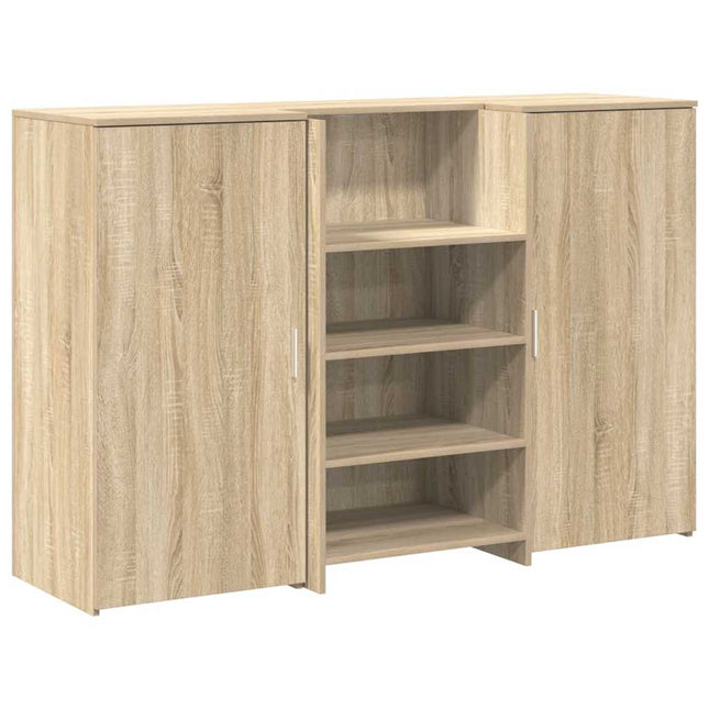Banco Reception Rovere Sonoma 155x50x103,5 cm Legno Multistrato