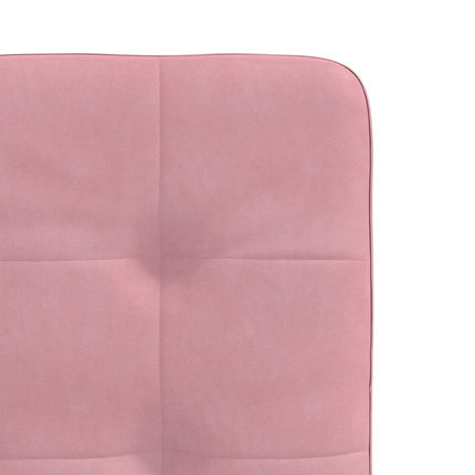 Sedie da Pranzo 2 pz Rosa in Velluto