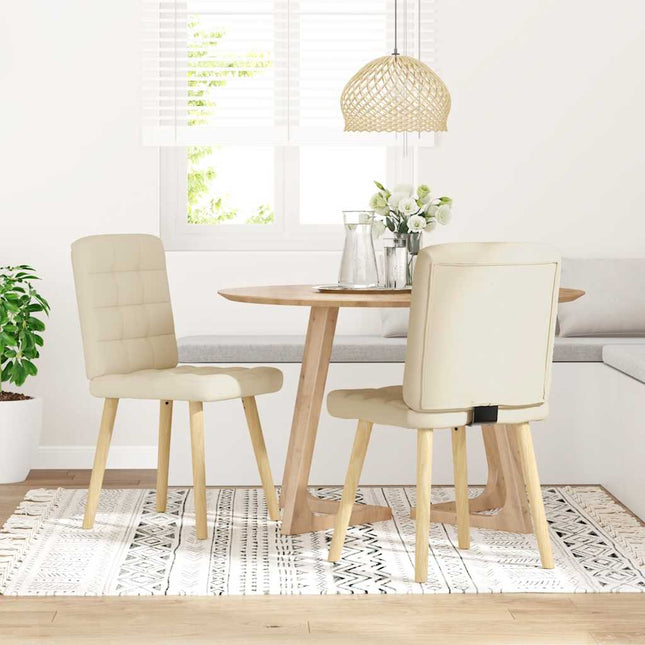 Sedie da Pranzo 2 pz Lino