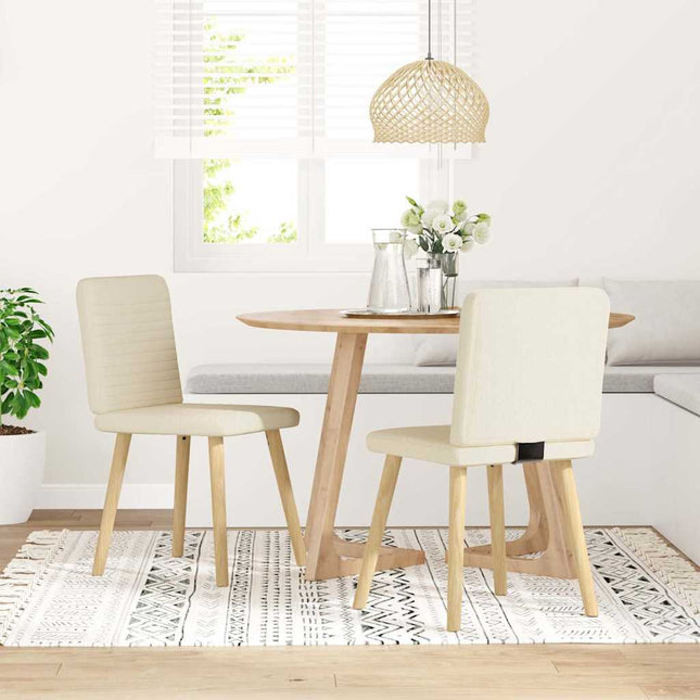Sedie da Pranzo 2 pz Lino