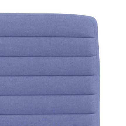 Sedie da Pranzo 2 pz Blu Jeans in Tessuto