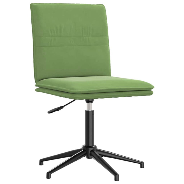 Sedia da Pranzo Verde Chiaro in Velluto