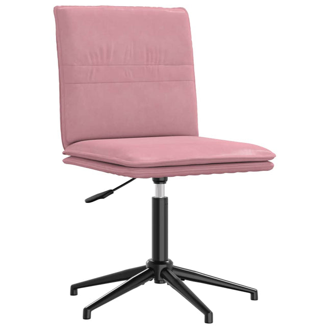 Sedia da Pranzo Rosa in Velluto