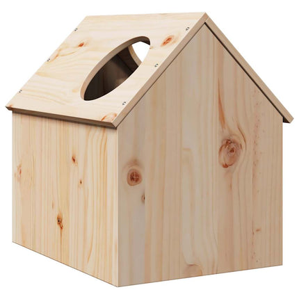 Cuccia per Gatti 41x50x50 cm in Legno Massello di Pino