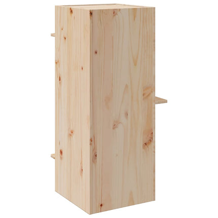 Cuccia per Gatti 43x43x90 cm in Legno Massello di Pino