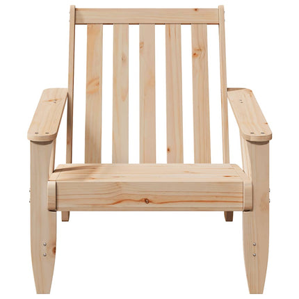 Sedie Adirondack da Giardino 2 pz in Legno Massello di Pino