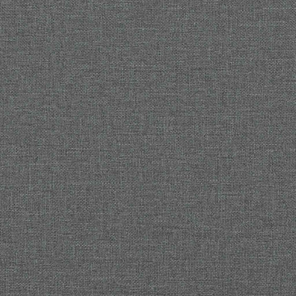 Divano Modulare con Cuscini in Tessuto Grigio Scuro