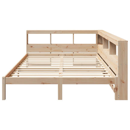 Letto Libreria senza Materasso 135x190 cm in Legno di Pino