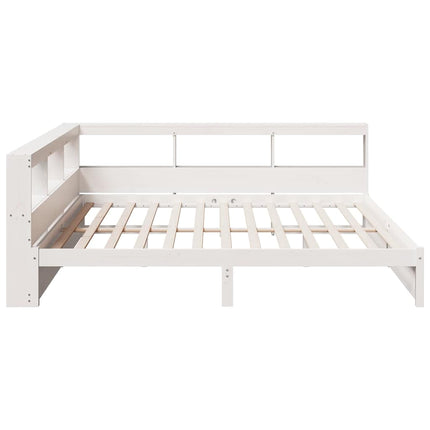 Letto Libreria senza Materasso 160x200 cm in Legno di Pino