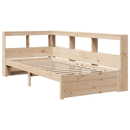 Letto Libreria senza Materasso 100x200 cm in Legno di Pino