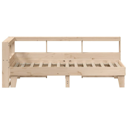 Letto Libreria senza Materasso 100x200 cm in Legno di Pino