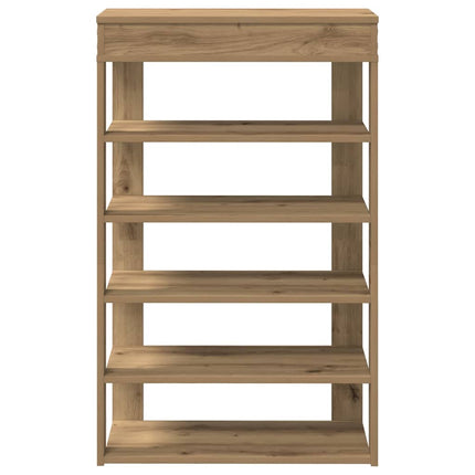 Scarpiera Rovere Artigianale 60x30x98 cm in Legno Multistrato