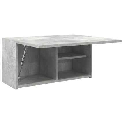 Armadietto da Bagno Grigio Cemento 60x25x30 cm in Truciolato