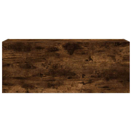 Armadietto Bagno Rovere Fumo 100x25x40 cm in Truciolato