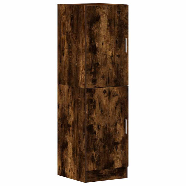 Armadietto Cucina Rovere Fumo 38x41,5x131,5 cm in Legno