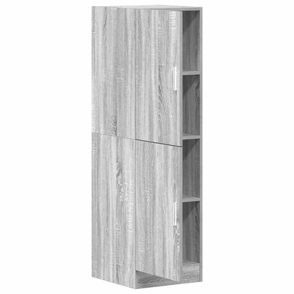 Armadietto Cucina Grigio Sonoma 38x41,5x131,5 cm in Legno
