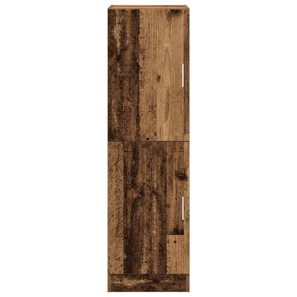 Armadietto Cucina Legno Antico 38x41,5x131,5 cm in Legno