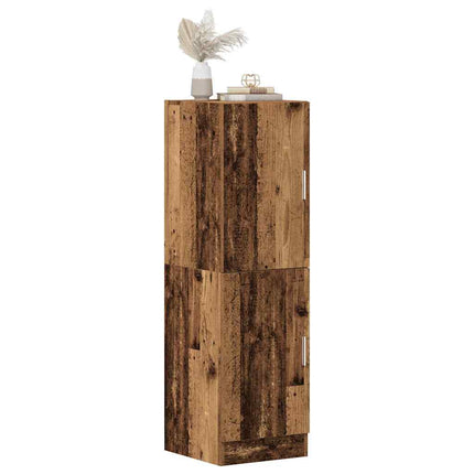 Armadietto Cucina Legno Antico 38x41,5x131,5 cm in Legno