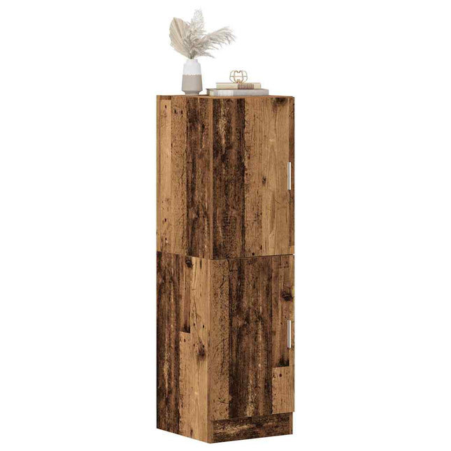 Armadietto Cucina Legno Antico 38x41,5x131,5 cm in Legno