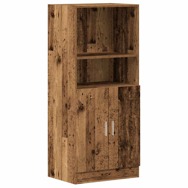 Armadietto Cucina Legno Antico 57x41,5x131,5 cm in Truciolato