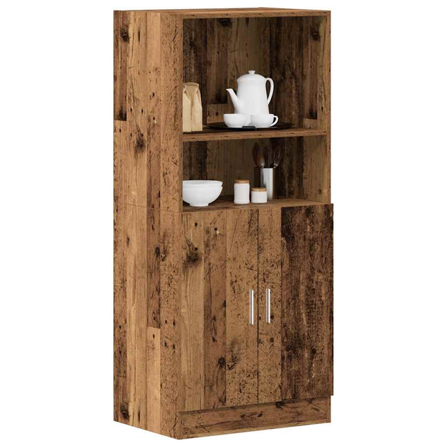Armadietto Cucina Legno Antico 57x41,5x131,5 cm in Truciolato