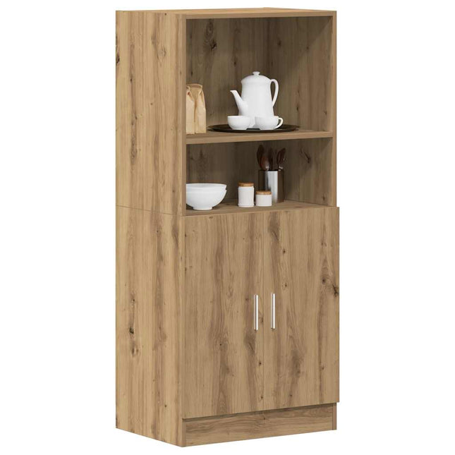 Armadietto Rovere Artigianale 57x41,5x131,5 cm in Truciolato