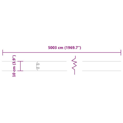 Bordure per Prato 50 pz Bianchi Acciaio Laminato a Freddo