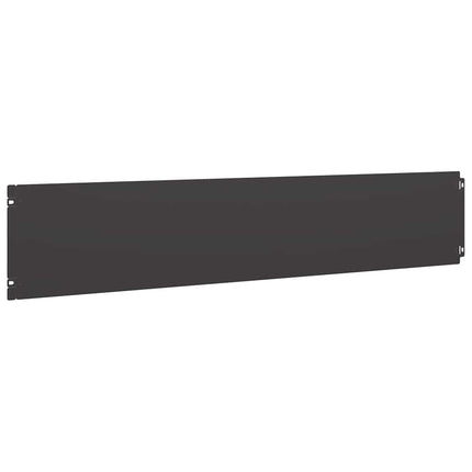Bordure per Prato 10 pz Nere Acciaio Laminato a Freddo