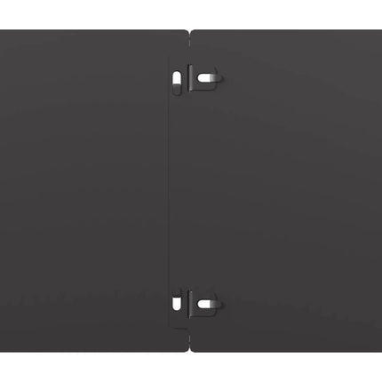 Bordure per Prato 10 pz Nere Acciaio Laminato a Freddo