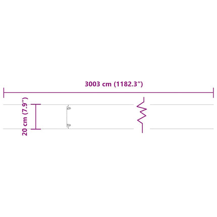 Bordure per Prato 30 pz 20x103 cm Acciaio Zincato