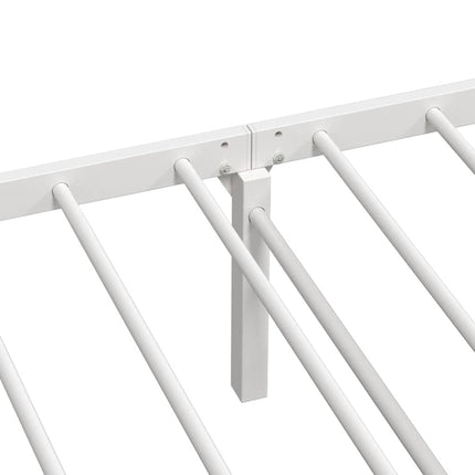 Giroletto senza Materasso Pieghevole Bianco 90x190 cm Acciaio